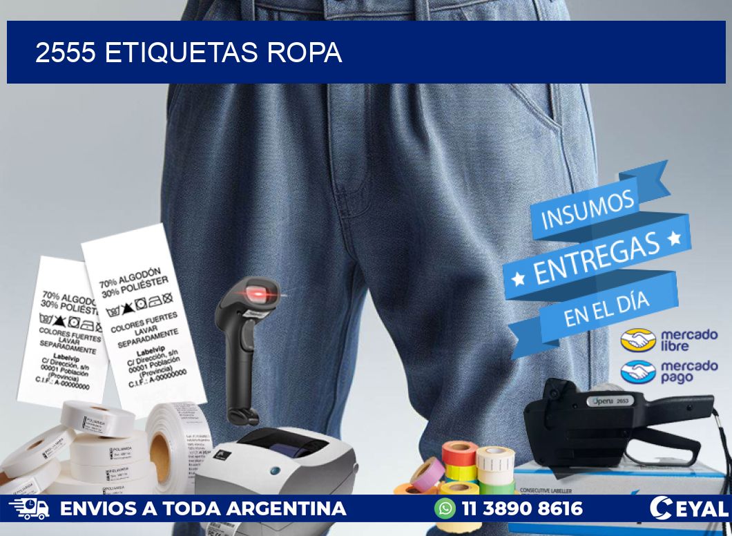 2555 ETIQUETAS ROPA