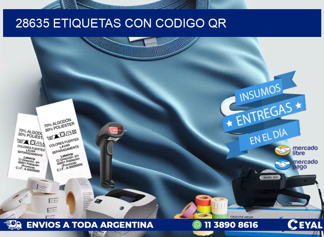 28635 ETIQUETAS CON CODIGO QR