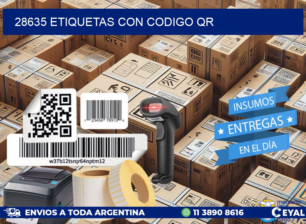 28635 ETIQUETAS CON CODIGO QR