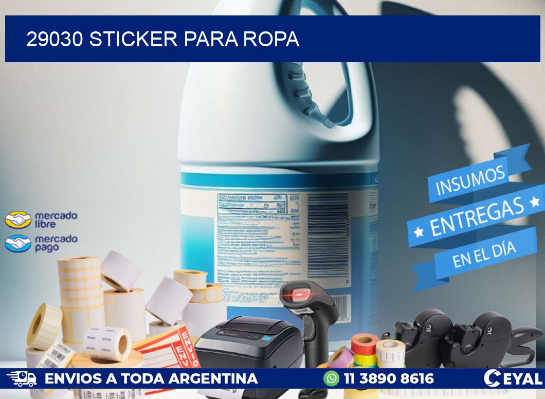 29030 STICKER PARA ROPA