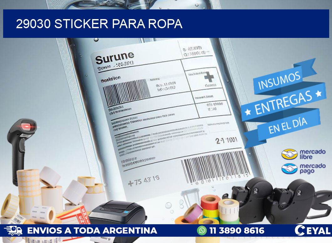 29030 STICKER PARA ROPA