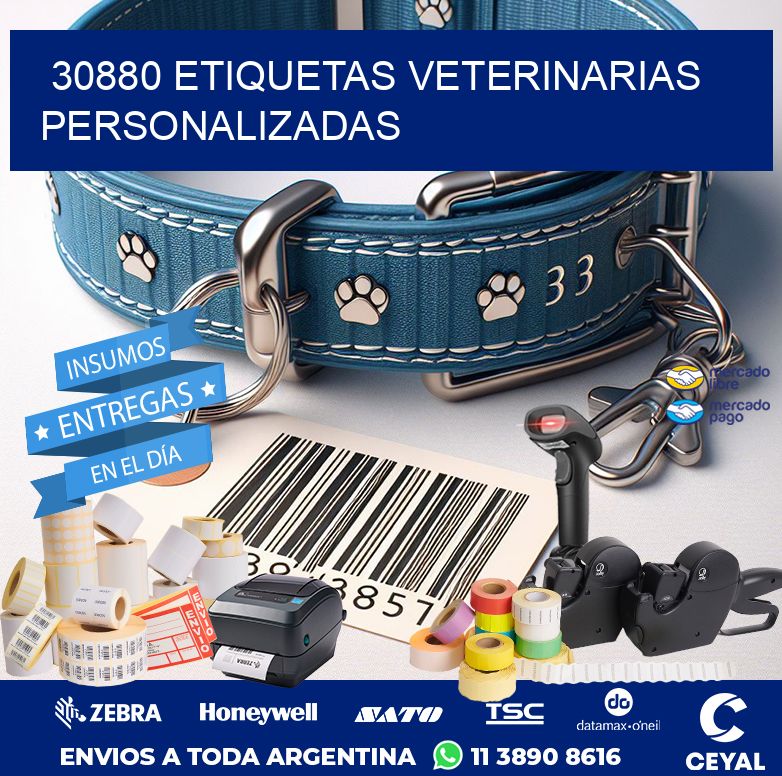 30880 ETIQUETAS VETERINARIAS PERSONALIZADAS