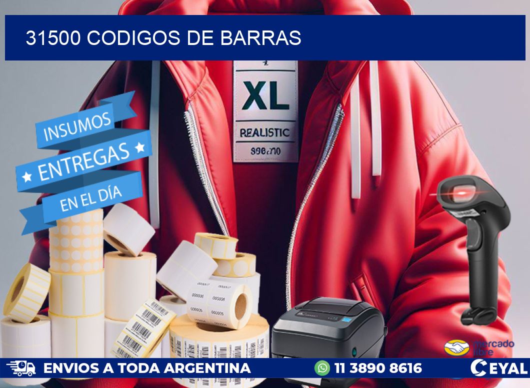 31500 codigos de barras