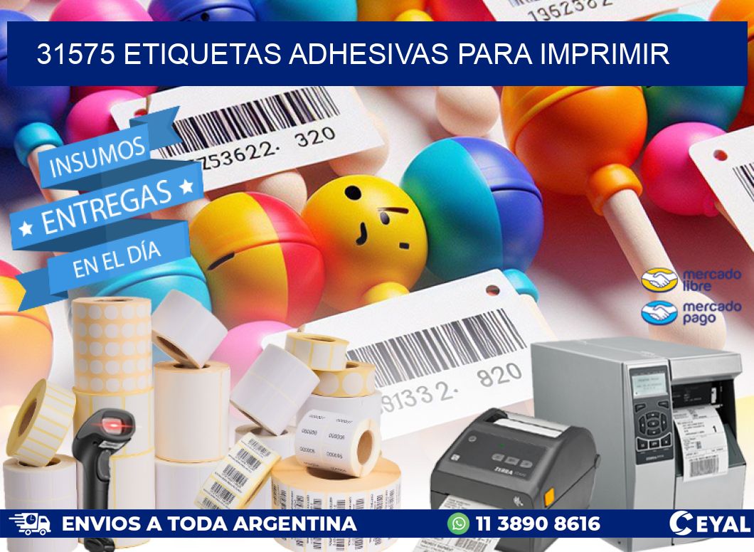 31575 Etiquetas adhesivas para imprimir