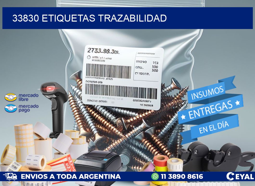 33830 Etiquetas trazabilidad