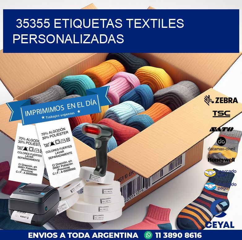 35355 ETIQUETAS TEXTILES PERSONALIZADAS