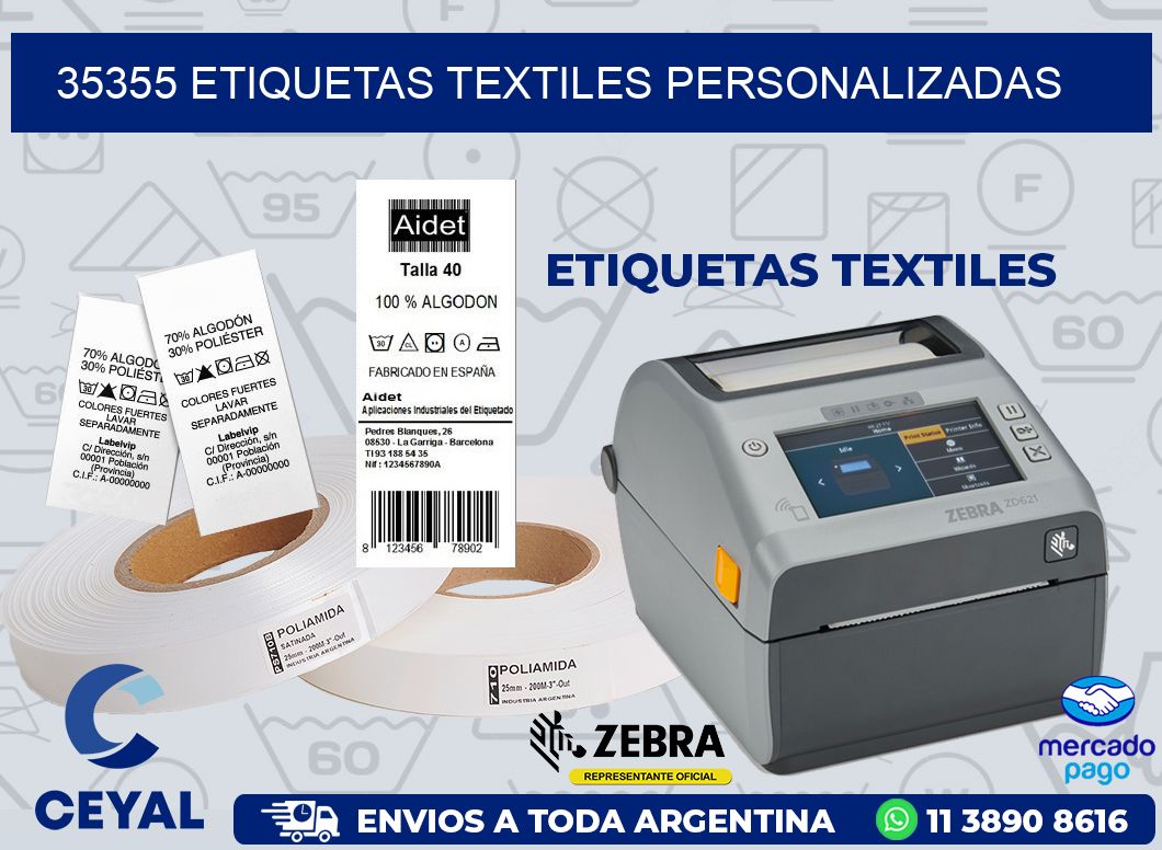 35355 ETIQUETAS TEXTILES PERSONALIZADAS