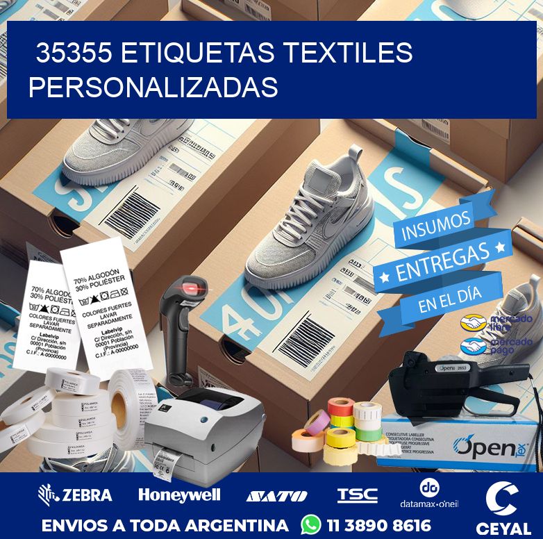 35355 ETIQUETAS TEXTILES PERSONALIZADAS