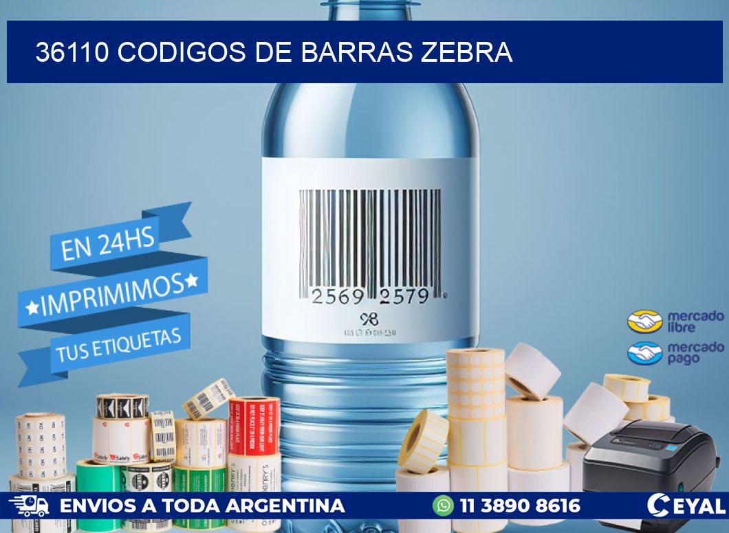36110 codigos de barras zebra