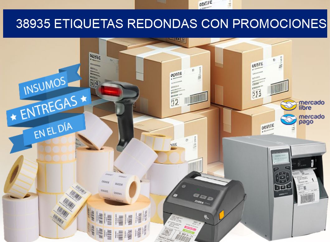 38935 ETIQUETAS REDONDAS CON PROMOCIONES