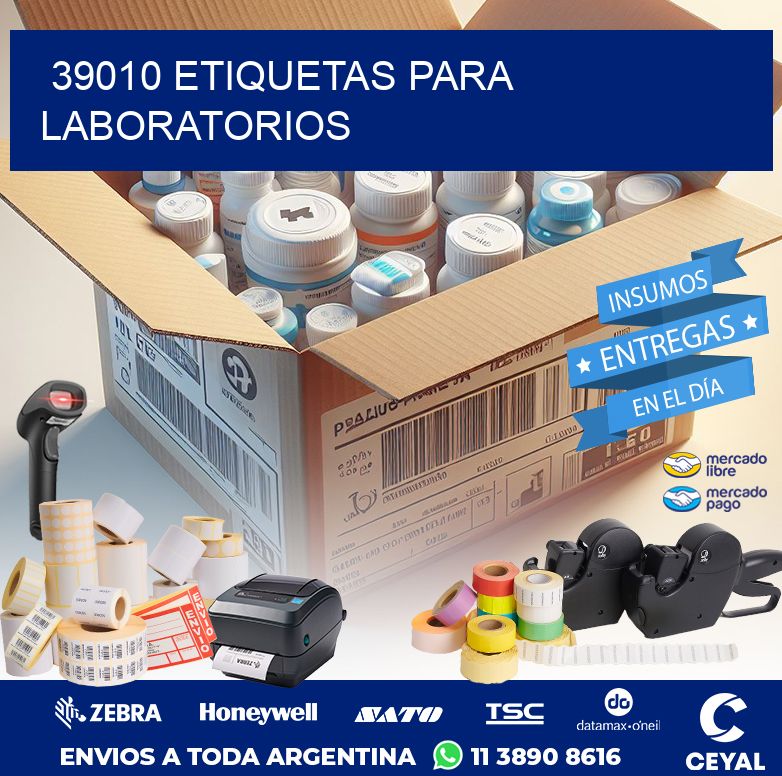 39010 ETIQUETAS PARA LABORATORIOS