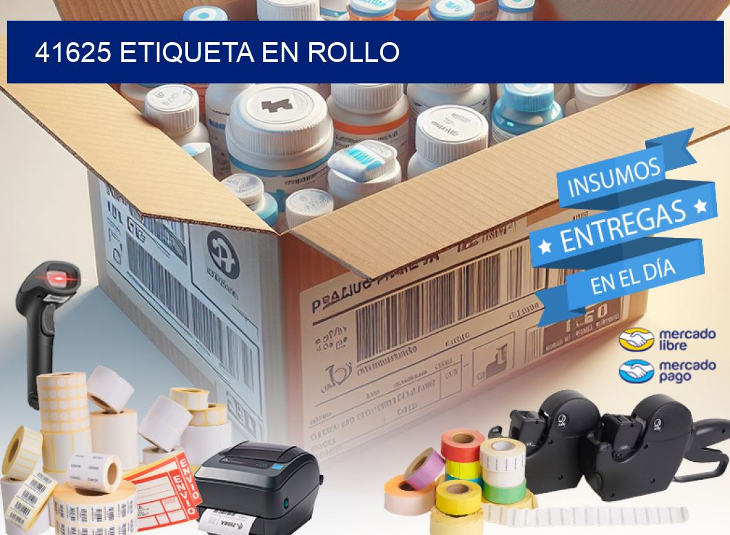 41625 Etiqueta en rollo