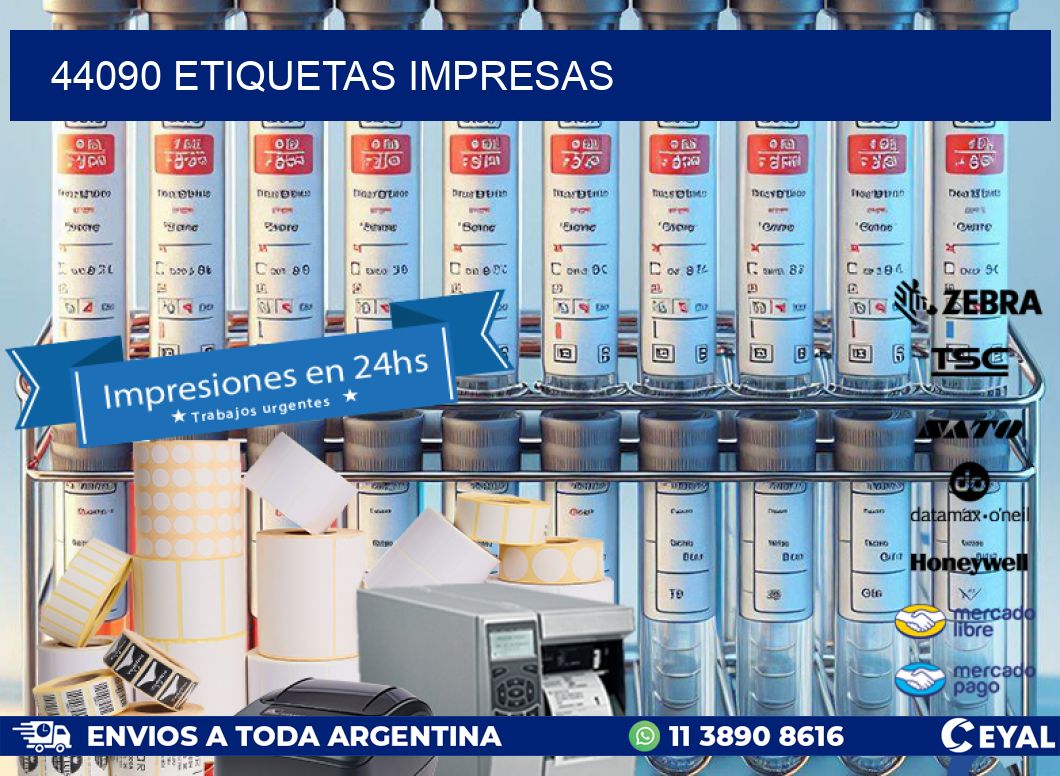 44090 etiquetas impresas