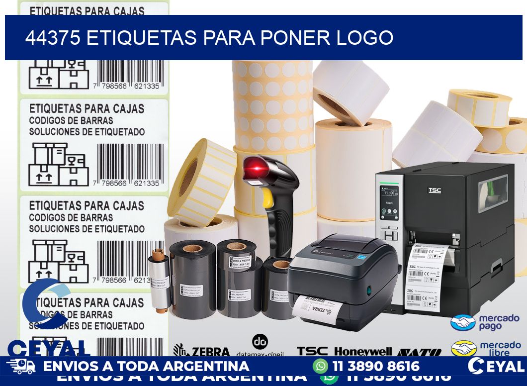 44375 ETIQUETAS PARA PONER LOGO