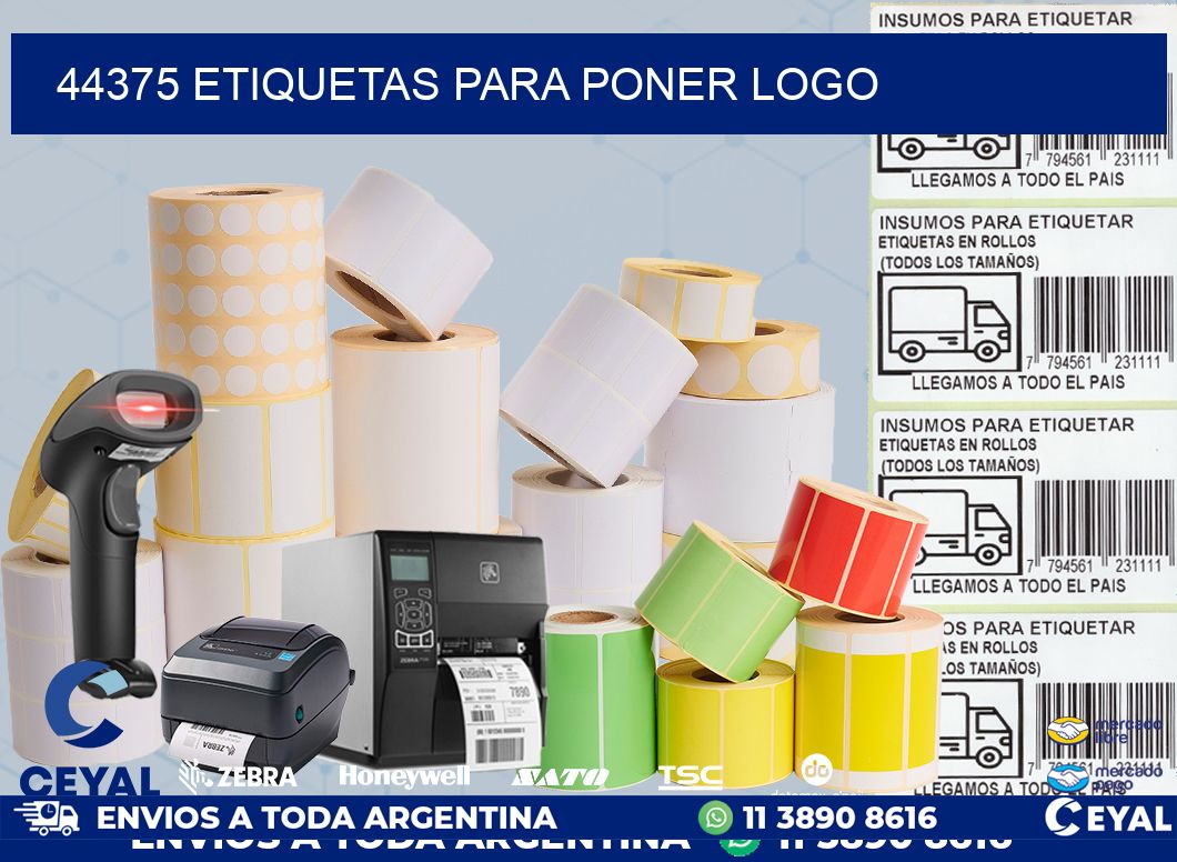 44375 ETIQUETAS PARA PONER LOGO