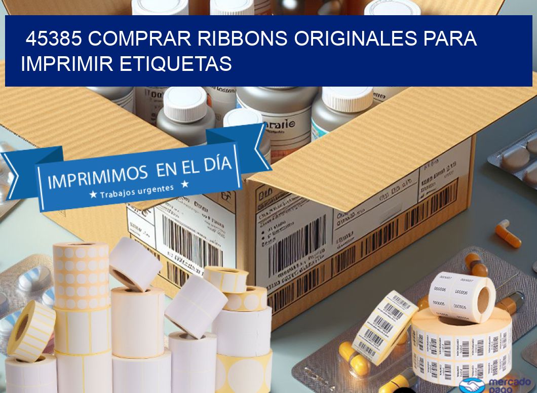 45385 COMPRAR RIBBONS ORIGINALES PARA IMPRIMIR ETIQUETAS