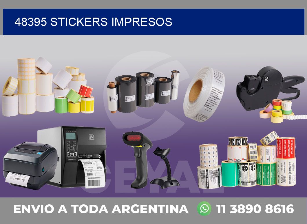 48395 Stickers impresos