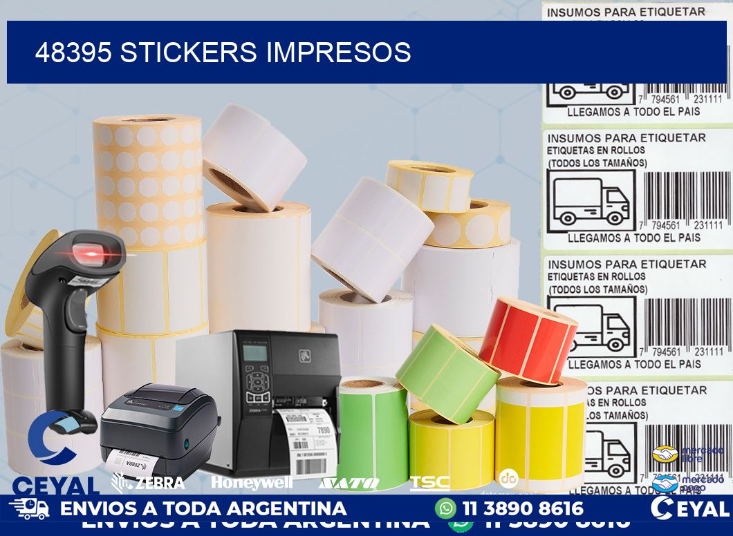 48395 Stickers impresos