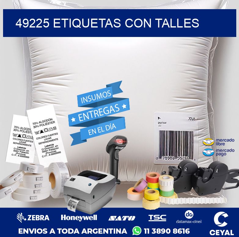 49225 ETIQUETAS CON TALLES