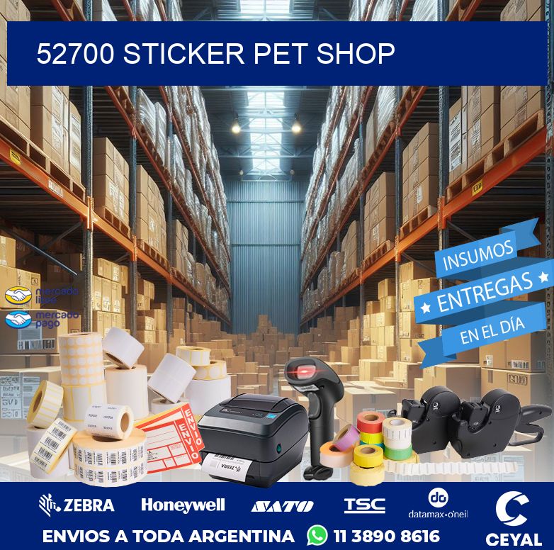 52700 STICKER PET SHOP