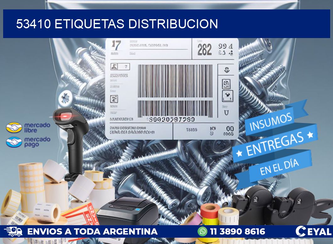 53410 etiquetas distribucion