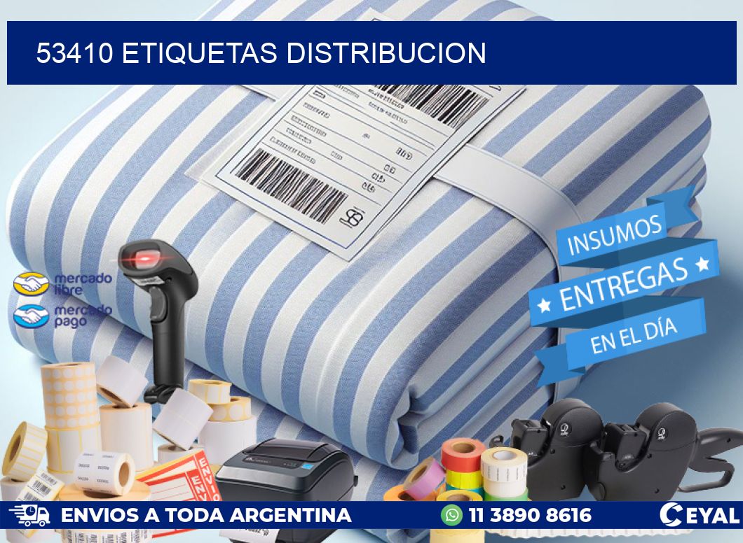53410 etiquetas distribucion