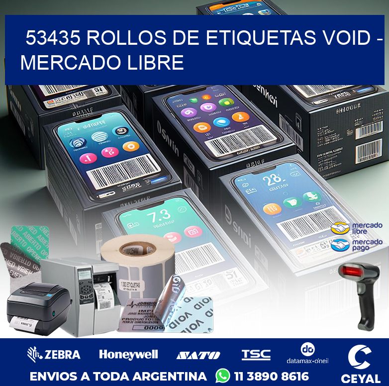 53435 ROLLOS DE ETIQUETAS VOID – MERCADO LIBRE