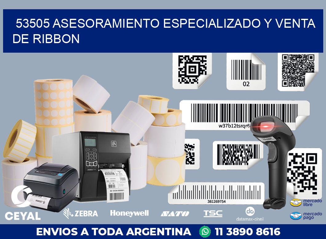 53505 ASESORAMIENTO ESPECIALIZADO Y VENTA DE RIBBON