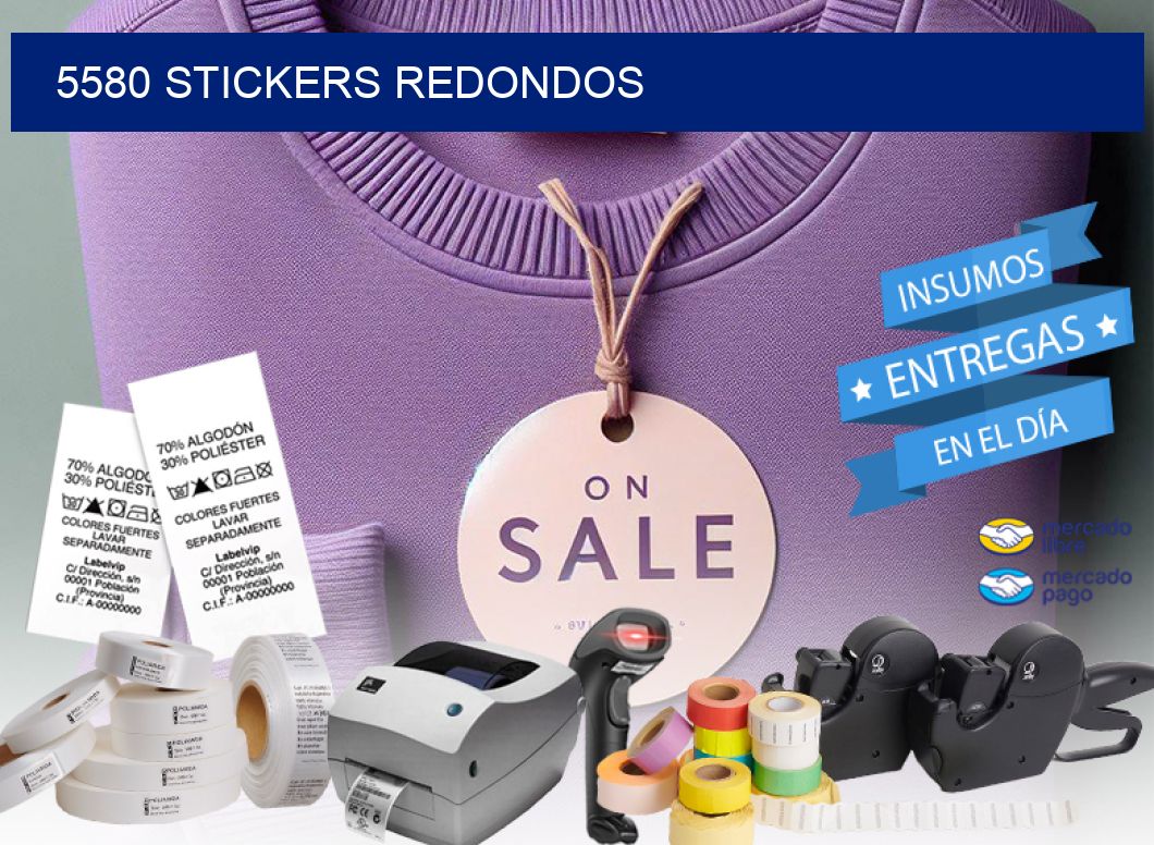 5580 STICKERS REDONDOS