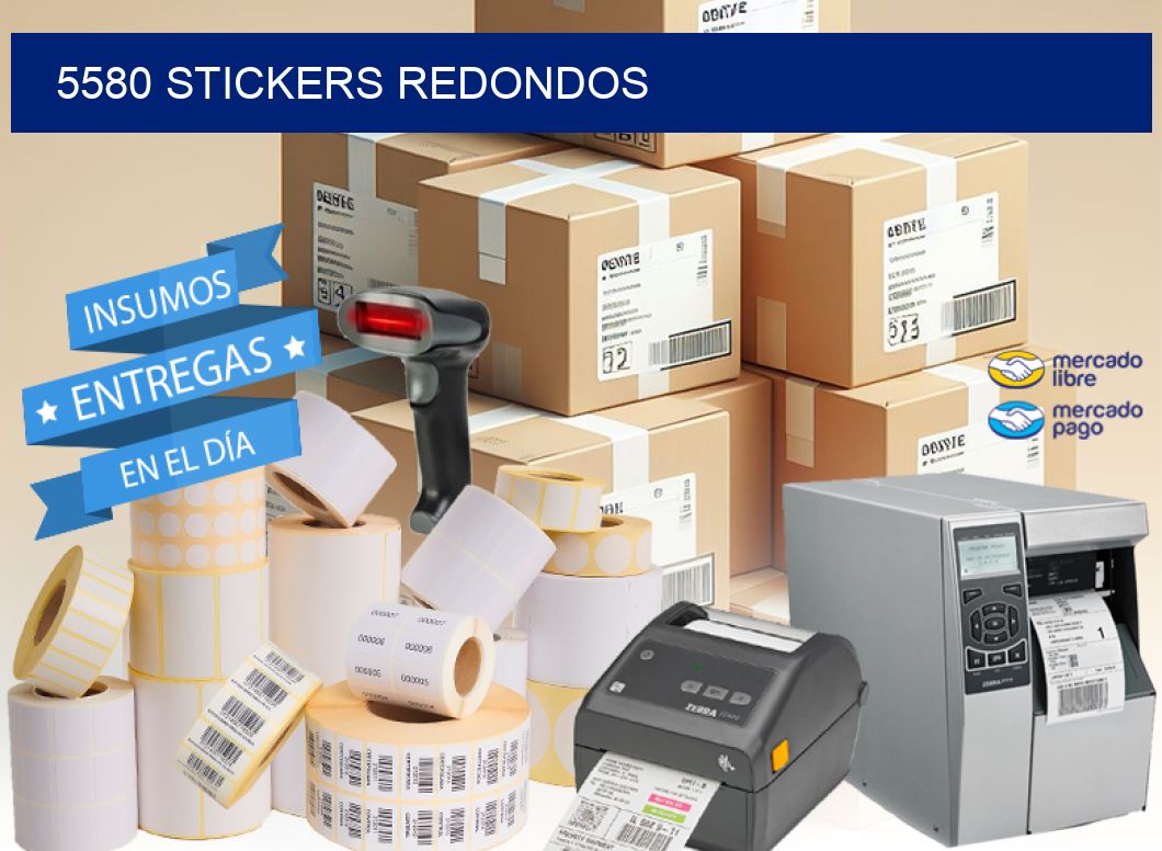 5580 STICKERS REDONDOS