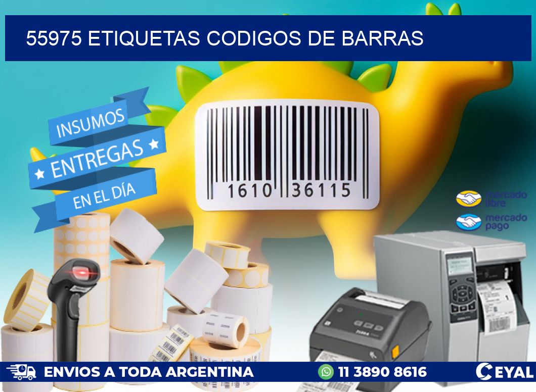 55975 etiquetas codigos de barras