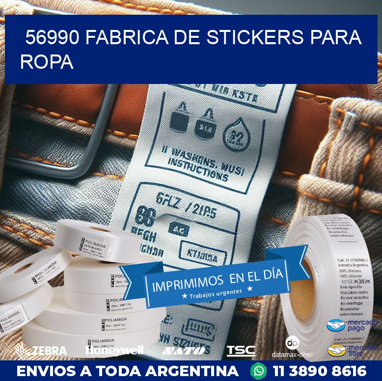 56990 FABRICA DE STICKERS PARA ROPA