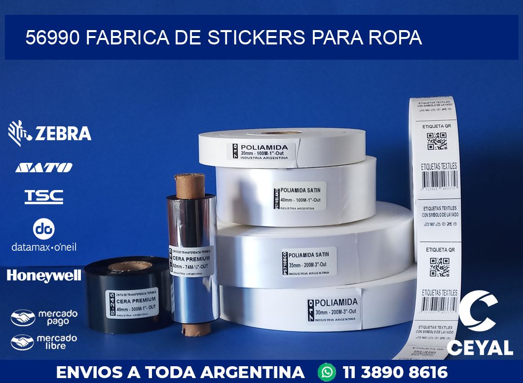 56990 FABRICA DE STICKERS PARA ROPA