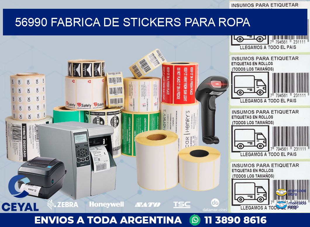 56990 FABRICA DE STICKERS PARA ROPA