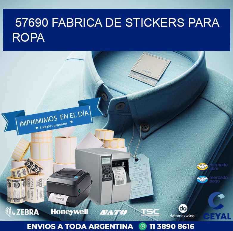 57690 FABRICA DE STICKERS PARA ROPA