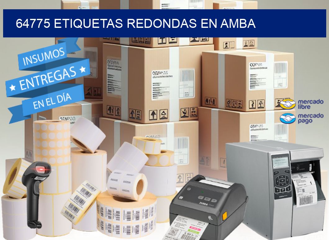 64775 ETIQUETAS REDONDAS EN AMBA