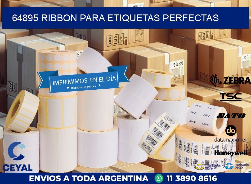 64895 RIBBON PARA ETIQUETAS PERFECTAS