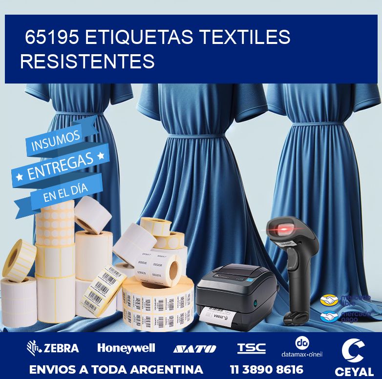 65195 ETIQUETAS TEXTILES RESISTENTES