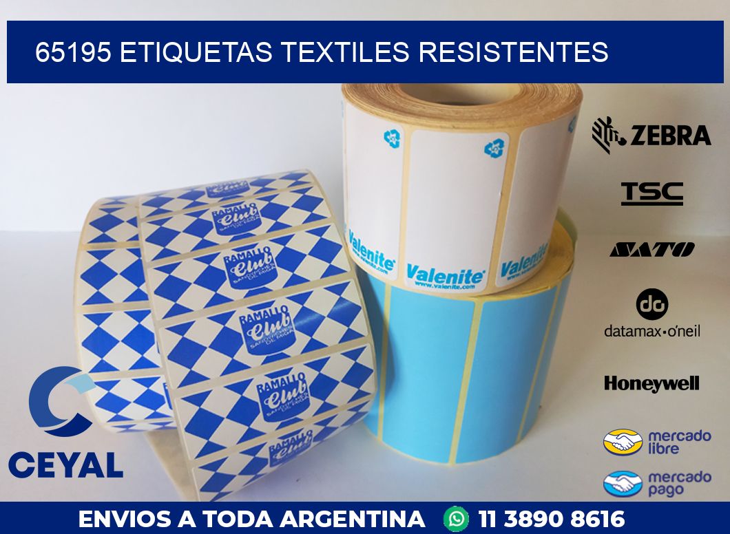 65195 ETIQUETAS TEXTILES RESISTENTES
