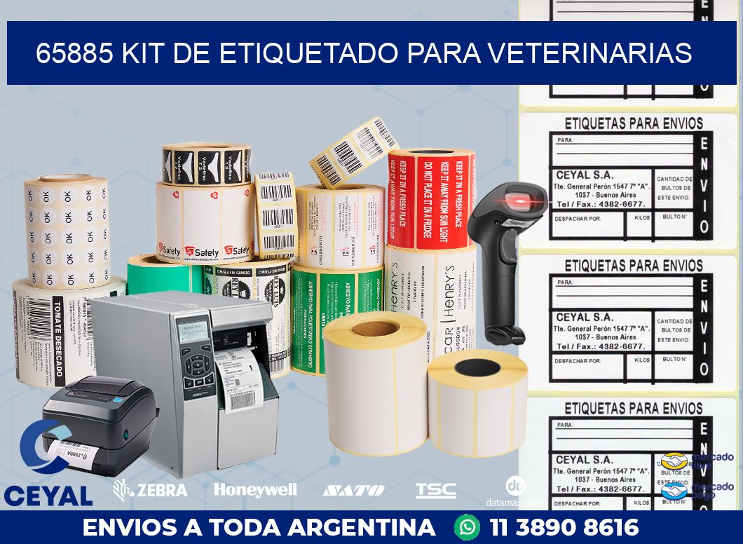 65885 KIT DE ETIQUETADO PARA VETERINARIAS