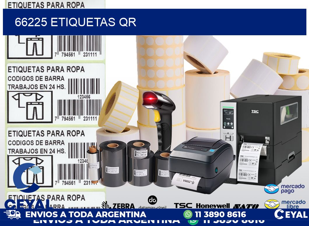 66225 ETIQUETAS QR