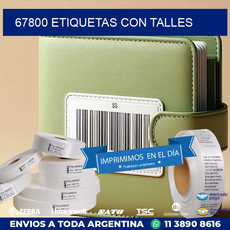 67800 ETIQUETAS CON TALLES