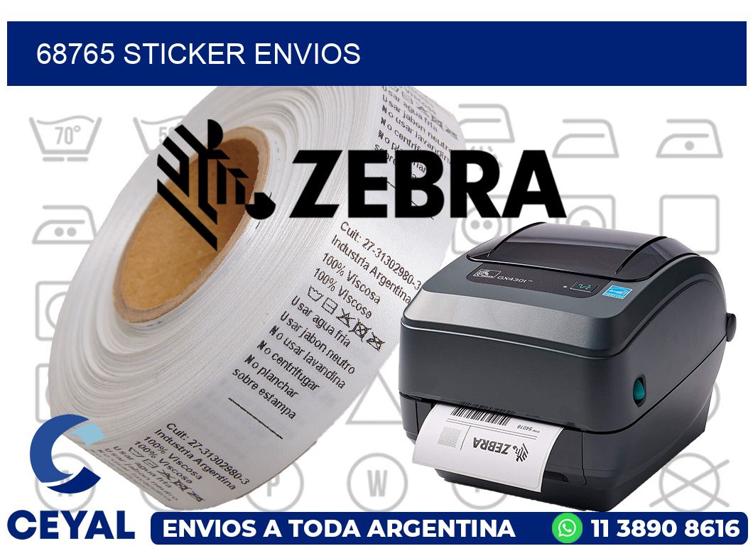 68765 STICKER ENVIOS