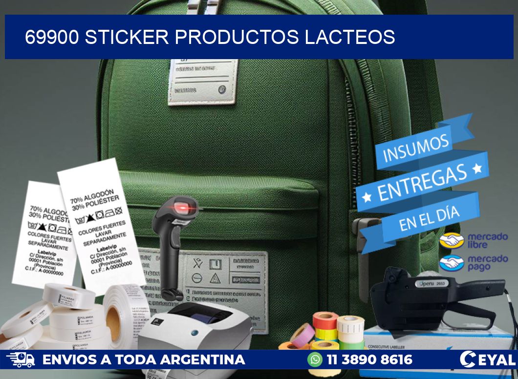 69900 STICKER PRODUCTOS LACTEOS