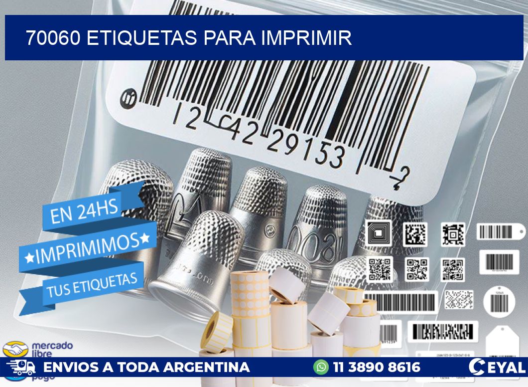 70060 etiquetas para imprimir