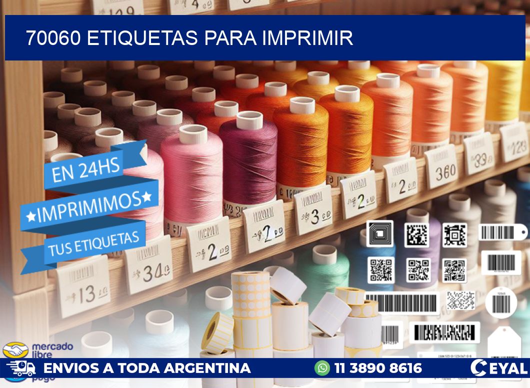 70060 etiquetas para imprimir