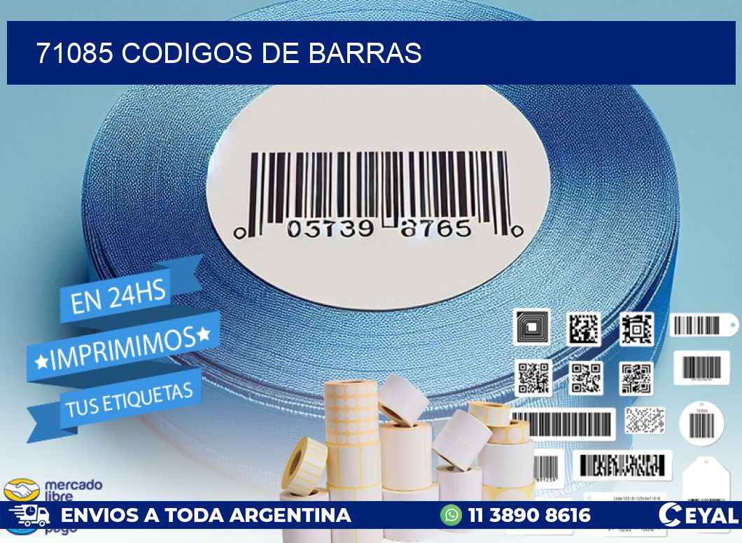 71085 codigos de barras