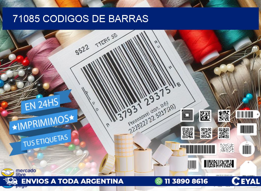 71085 codigos de barras