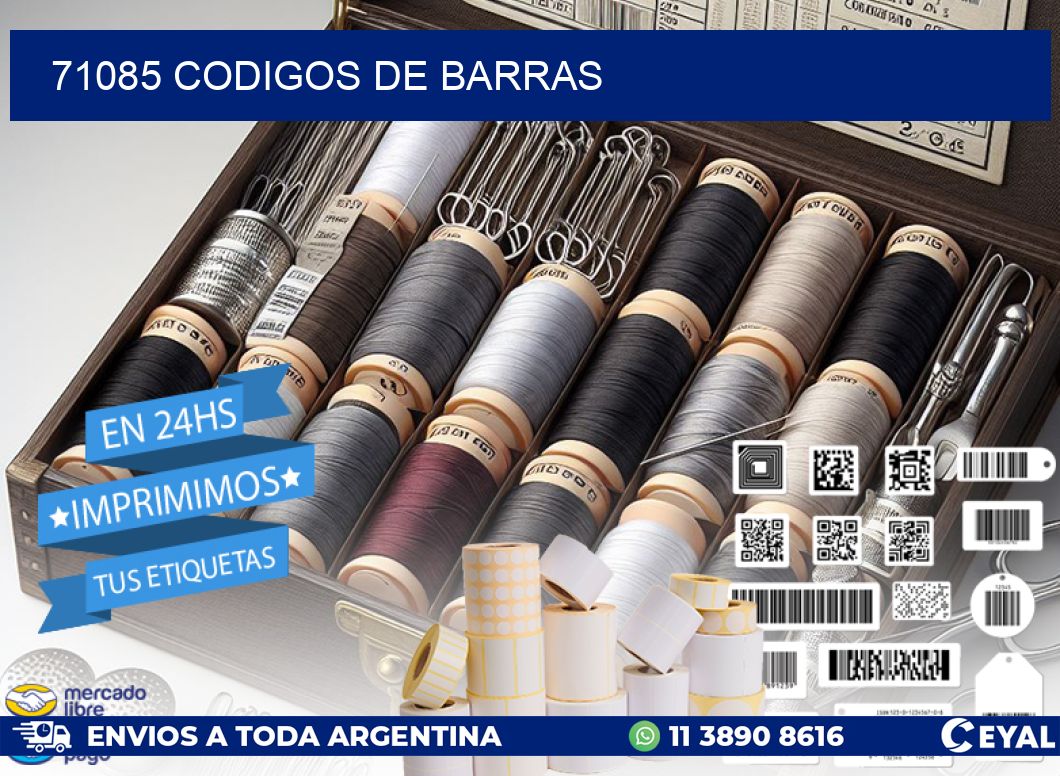 71085 codigos de barras