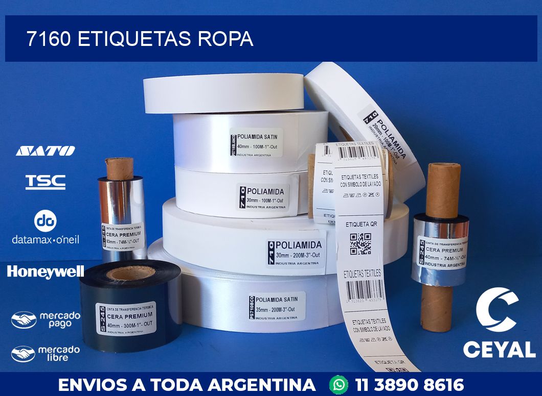 7160 ETIQUETAS ROPA